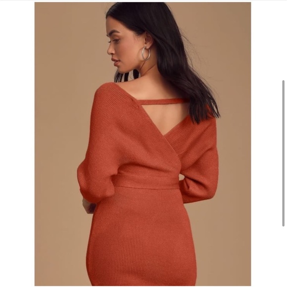 NWT Modena Rust Brown Dolman Sleeve
Bodycon Sweater Dress - Picture 2 of 6